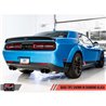 AWE Tuning | Track Cat-Back Exhaust Quad Black Tips - Challenger 6.2L / 6.4L 2015-2023