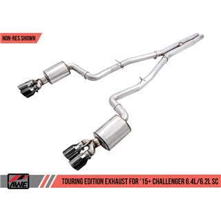 AWE Tuning | Touring Cat-Back Exhaust - Challenger 6.2L / 6.4L 2015-2023
