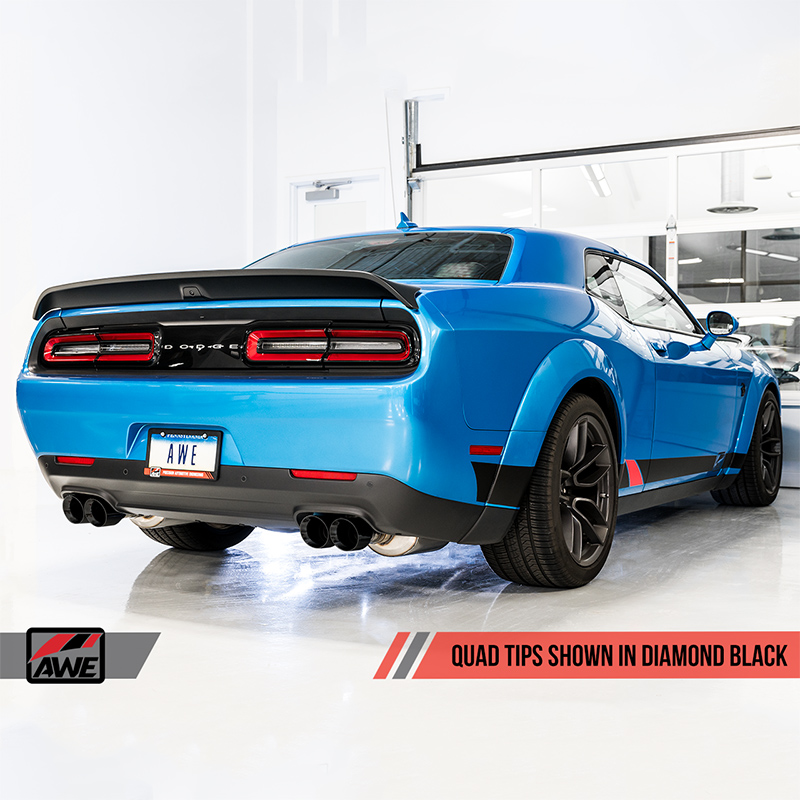 AWE Tuning | Touring Cat-Back Exhaust - Challenger 6.2L / 6.4L 2015-2023