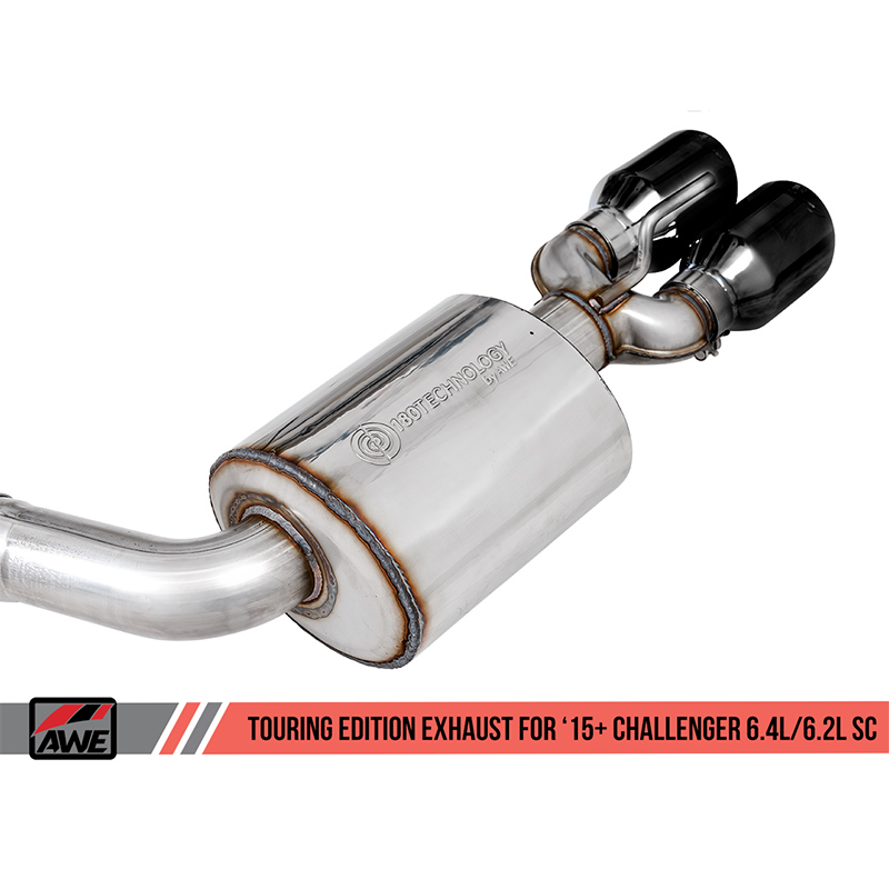 AWE Tuning | Touring Cat-Back Exhaust - Challenger 6.2L / 6.4L 2015-2023
