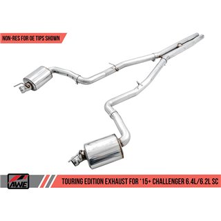 AWE Tuning | Touring Cat-Back Exhaust - Challenger 6.2L / 6.4L 2015-2023