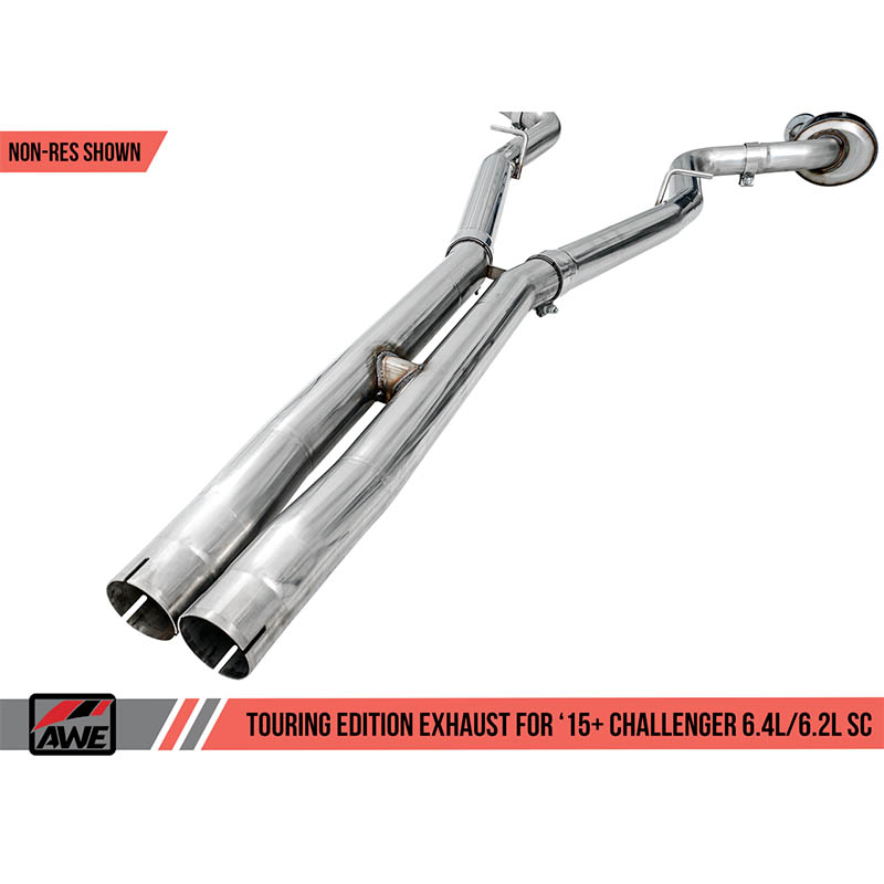 AWE Tuning | Touring Cat-Back Exhaust - Challenger 6.2L / 6.4L 2015-2023