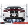 AWE Tuning | Track Cat-Back Exhaust Black Tips - Charger 6.2L / 6.4L 2015-2023