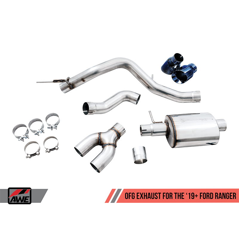 AWE Tuning | Cat-Back Exhaust System 0FG - Ranger 2.3T 2019-2023