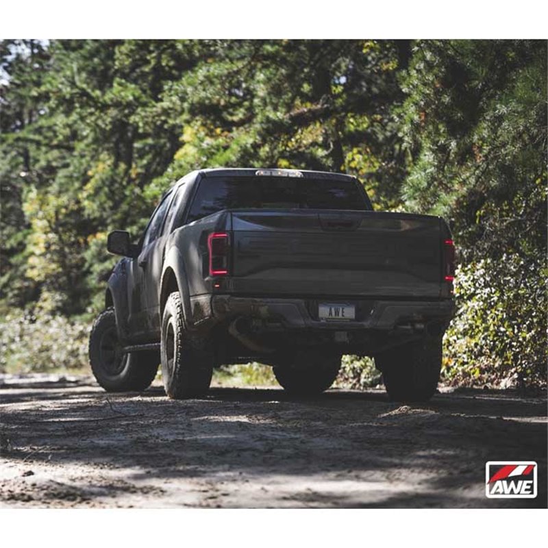 AWE Tuning | 0FG Cat-Back Exhaust 5" Black tips - F-150 3.5T 2017-2020