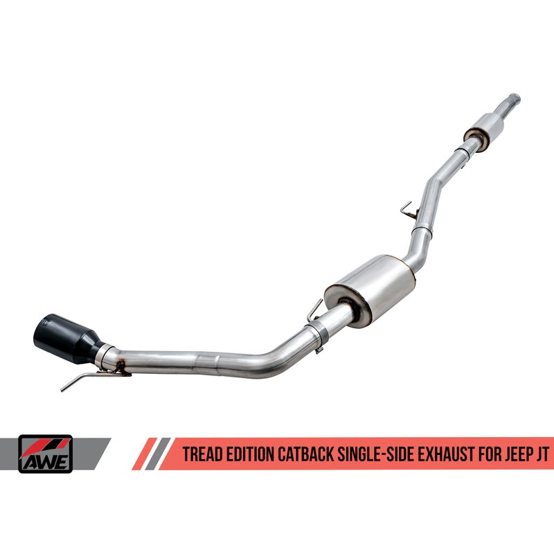AWE Tuning | Tread Cat-Back Exhaust Single Side - Gladiator 3.6L 2020-2023