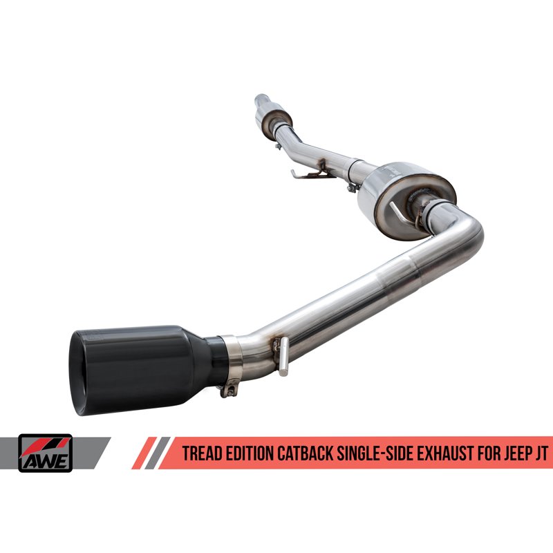 AWE Tuning | Tread Cat-Back Exhaust Single Side - Gladiator 3.6L 2020-2023