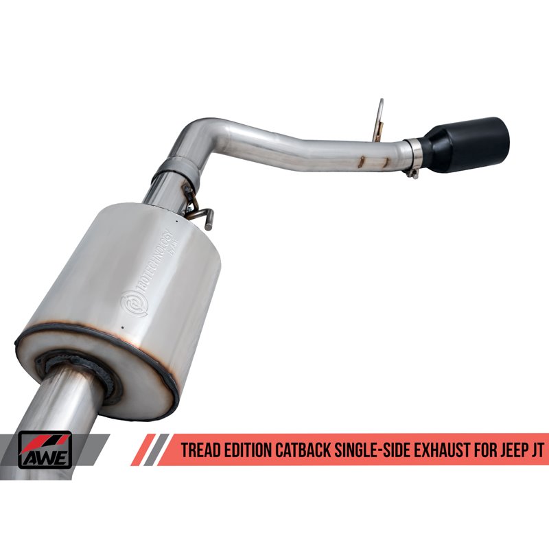 AWE Tuning | Tread Cat-Back Exhaust Single Side - Gladiator 3.6L 2020-2023