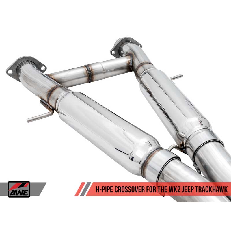 AWE Tuning | Touring Cat-Back Exhaust Stock Tips - Grand Cherokee Trackhawk / SRT 6.2L / 6.4L 2014-2021