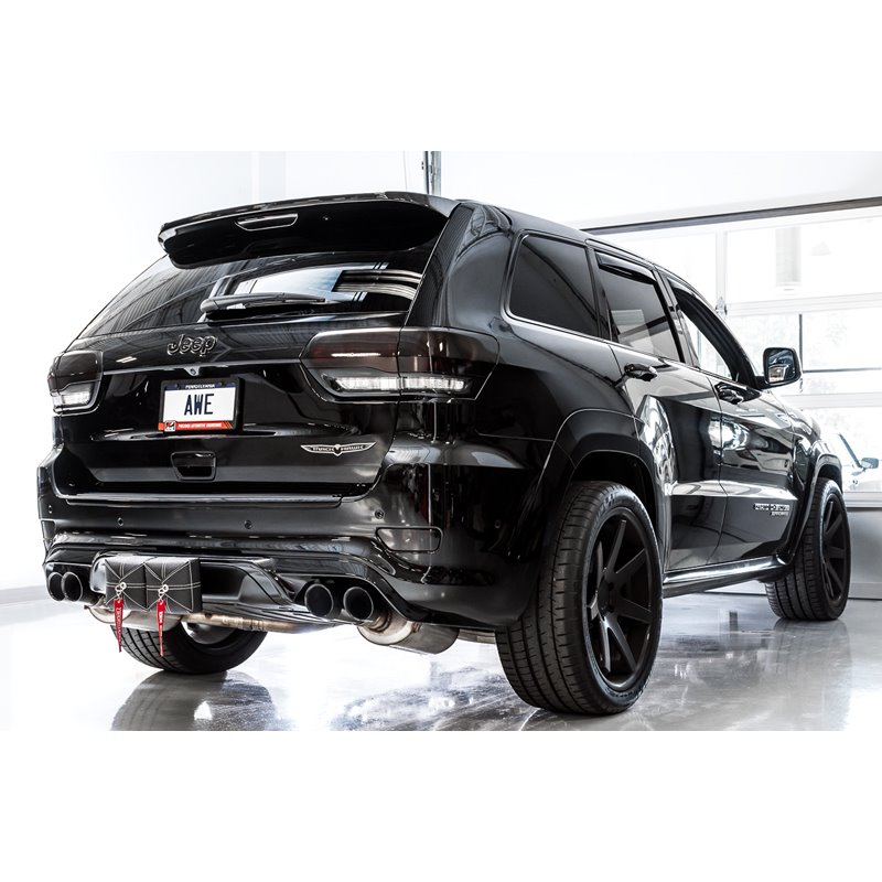AWE Tuning | Track Cat-Back Exhaust - Grand Cherokee Trackhawk / SRT 6.2L / 6.4L 2014-2021