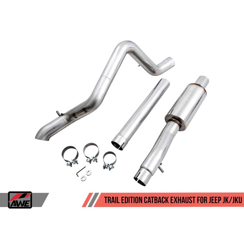 AWE Tuning | Trail Cat-Back Exhaust - Wrangler (JK) 3.6L 2012-2018