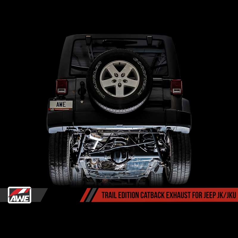 AWE Tuning | Trail Cat-Back Exhaust - Wrangler (JK) 3.6L 2012-2018