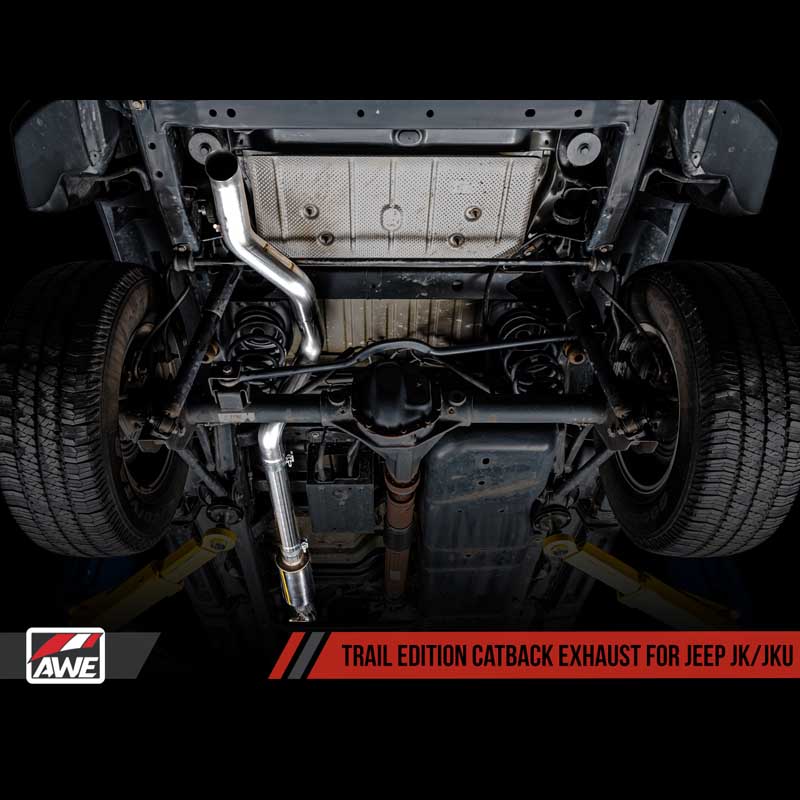 AWE Tuning | Trail Cat-Back Exhaust - Wrangler (JK) 3.6L 2012-2018