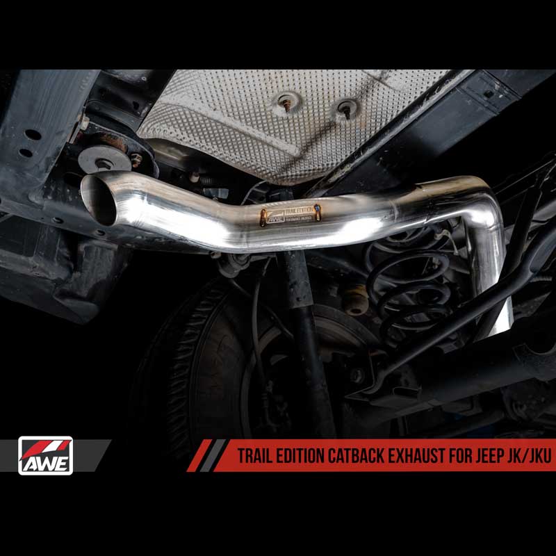 AWE Tuning | Trail Cat-Back Exhaust - Wrangler (JK) 3.6L 2012-2018