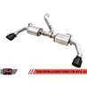AWE Tuning | Tread Axle-Back Exhaust Black Tips - Wrangler (4xe) / Wrangler (JL) 2.0T / 3.6L 2018-2023