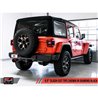 AWE Tuning | Tread Axle-Back Exhaust Black Tips - Wrangler (4xe) / Wrangler (JL) 2.0T / 3.6L 2018-2023