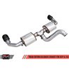 AWE Tuning | Tread Axle-Back Exhaust Black Tips - Wrangler (4xe) / Wrangler (JL) 2.0T / 3.6L 2018-2023