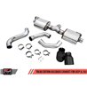 AWE Tuning | Tread Axle-Back Exhaust Black Tips - Wrangler (4xe) / Wrangler (JL) 2.0T / 3.6L 2018-2023