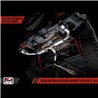 AWE Tuning | Tread Axle-Back Exhaust Black Tips - Wrangler (4xe) / Wrangler (JL) 2.0T / 3.6L 2018-2023