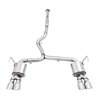 AWE Tuning | Touring Cat-Back Exhaust Chrome Tips - WRX 2.0T 2015-2021