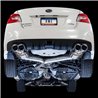AWE Tuning | Touring Cat-Back Exhaust Chrome Tips - WRX 2.0T 2015-2021