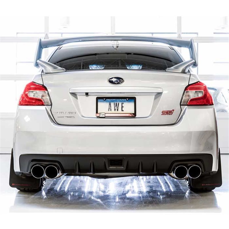 AWE Tuning | Touring Cat-Back Exhaust Chrome Tips - WRX / WRX STi 2.5T 2012-2021