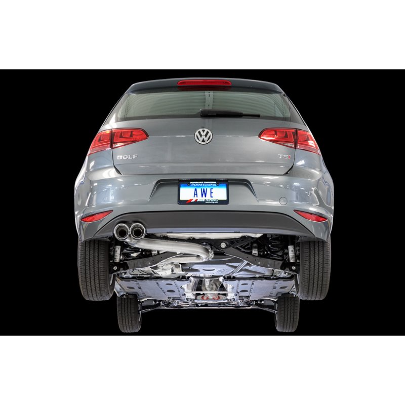 AWE Tuning | Track Cat-Back Exhaust - Golf 1.8T 2015-2017