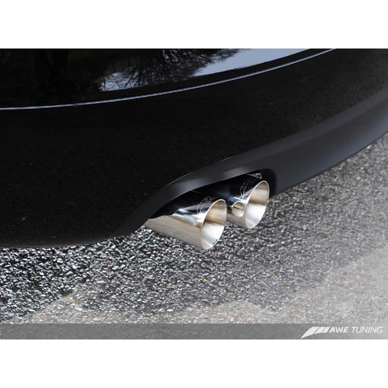 AWE Tuning | Performance Cat-Back Exhaust Chrome Tips - GTI Base / Fahrenheit 2.0T 2006-2009