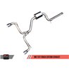 AWE Tuning | Track Cat-Back Exhaust Chrome Tips - GTI 2.0T 2015-2017
