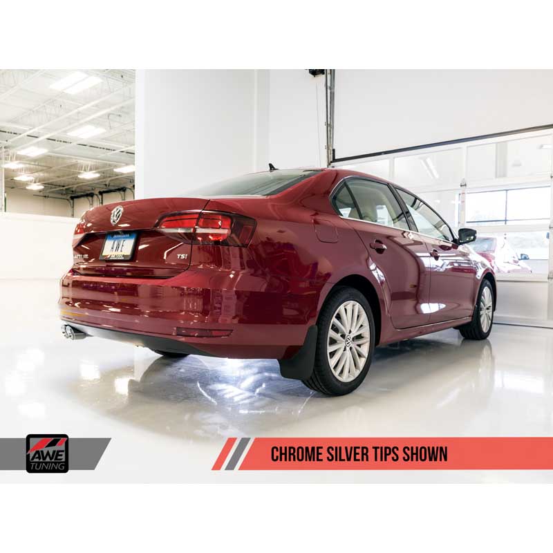 AWE Tuning | Touring Cat-Back Exhaust Chrome Tips - Jetta 1.8T / 2.0L 2011-2018