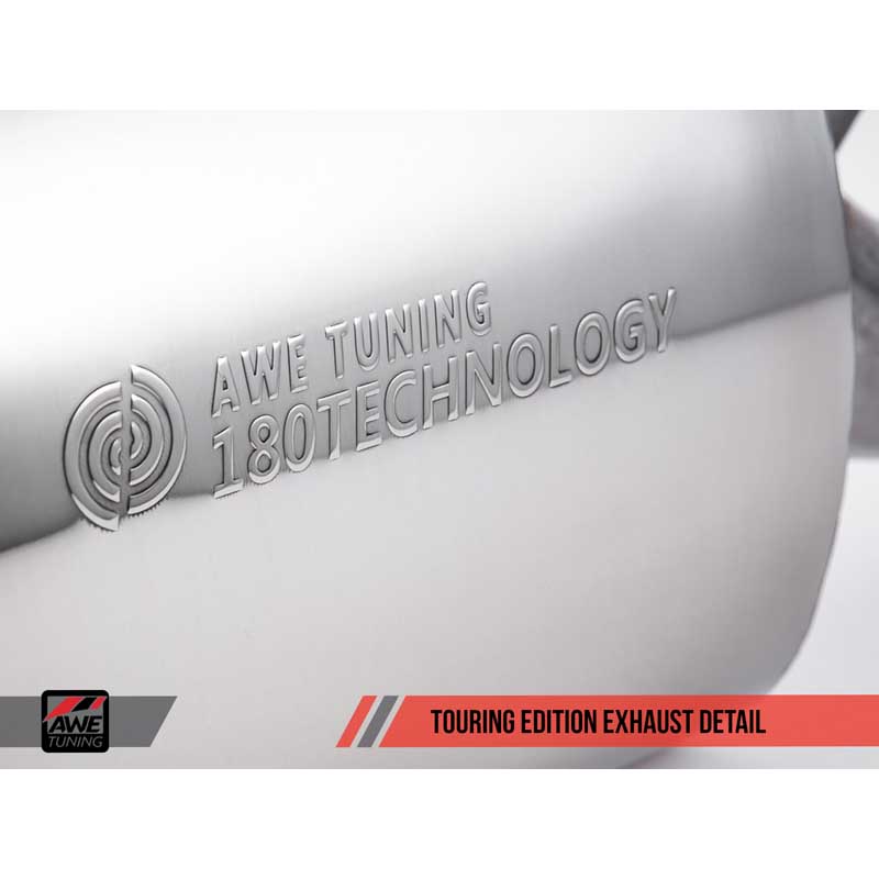AWE Tuning | Touring Cat-Back Exhaust Chrome Tips - Jetta 1.8T / 2.0L 2011-2018