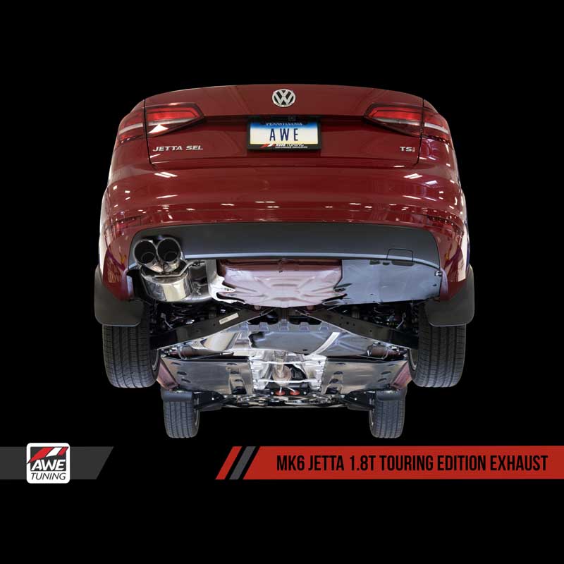 AWE Tuning | Touring Cat-Back Exhaust Chrome Tips - Jetta 1.8T / 2.0L 2011-2018