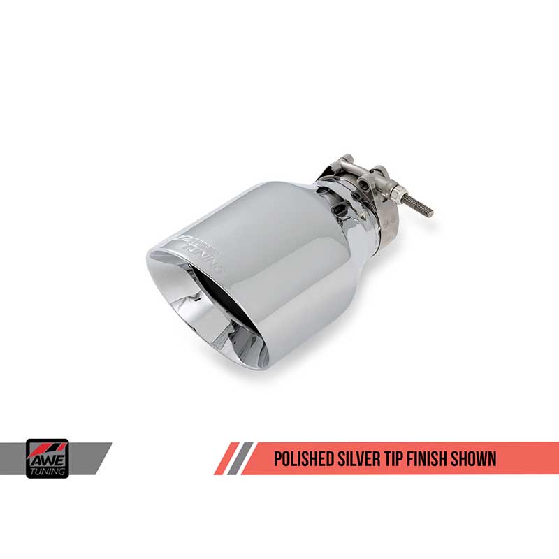 AWE Tuning | Track Cat-Back Exhaust Chrome Tips - Jetta 2.5L 2011-2013