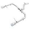 AWE Tuning | Track Cat-Back Non-Resonated Exhaust Chrome Tips - Jetta 2.0T 2019-2021