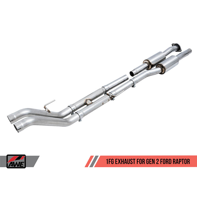 AWE Tuning | 1FG Resonated H-Pipe Exhaust - F-150 3.5T 2017-2020