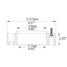 COYOTE | Wheel Adapter 50.8mm / 117mm to 124.1mm / 8x165.1 to 8x180 / 14x1.5