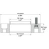 COYOTE | Wheel Spacer 38.1mm / 93.10mm / 6x139.7 / 12x1.5