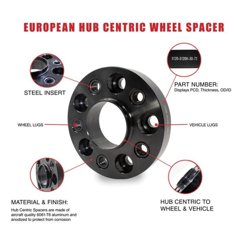 COYOTE | Wheel Spacer 50.8mm / 70.5mm / 5x114.3mm / 14x1.5