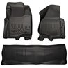 Husky Liners | Tapis Avant & Arr. -F250-F350 (crew cab) 2011-2012 - F-250 / F-350 6.2L / 6.7L 2011-2012