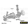 Whiteline | Sway Bar 26mm Adjustable - Genesis Coupe 2.0T / 3.8L 2010-2016