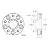 SPIDERTRAX | Wheel Spacer 1.25in - JEEP XJ / YJ / TJ / ZJ / KJ / KK