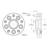 SPIDERTRAX | Wheel Adapter 1.25in 5x114.3 to 5x127 - JEEP TJ / LJ / YJ / XJ / ZJ / KJ