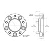 SPIDERTRAX | Wheel Spacer 1.25in - Toyota Tundra / Sequoia 2007-2022