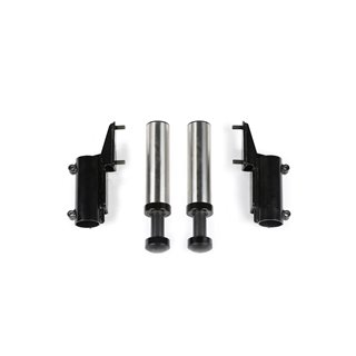 Fabtech | Dirt Logic 2.25 Stainless Steel Hydraulic Bump Stop Kit - Wrangler (JK) 3.6L / 3.8L 2007-2018