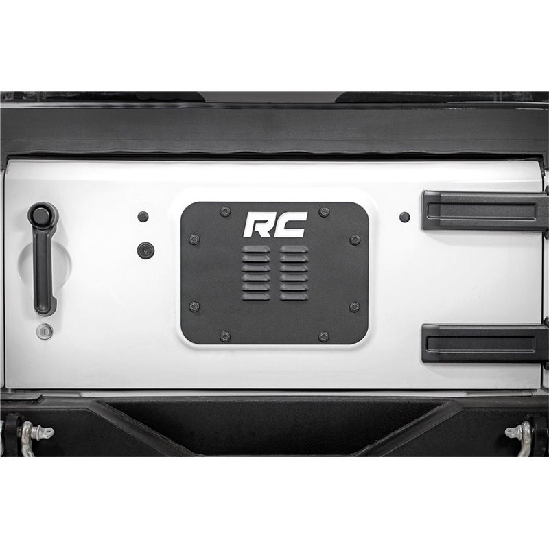 Rough Country | Spare Tire Carrier Delete Plate - Wrangler (JK) / Wrangler (JL) 3.6L / 3.8L 2007-2018