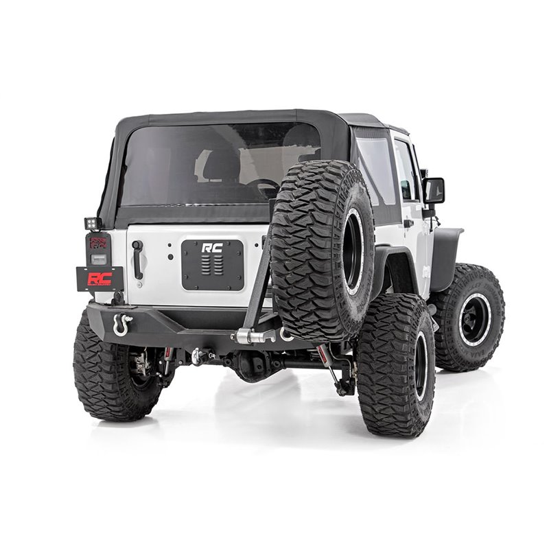 Rough Country | Spare Tire Carrier Delete Plate - Wrangler (JK) / Wrangler (JL) 3.6L / 3.8L 2007-2018