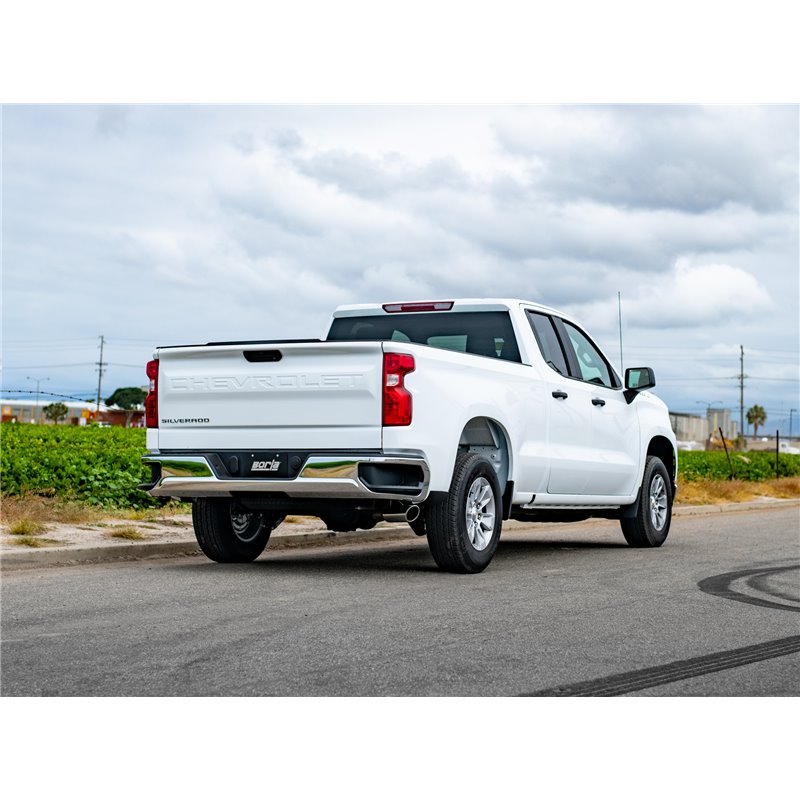 BORLA | Touring Cat-Back™ Exhaust System - Silverado / Sierra 1500 5.3L / 4.3L 2019-2024