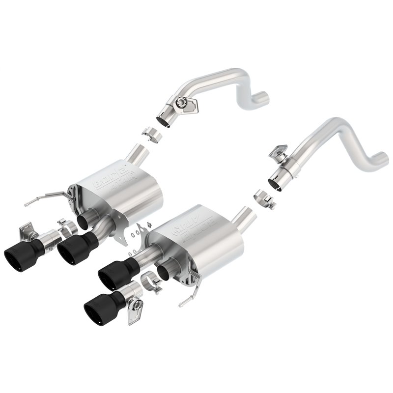 BORLA | ATAK® Axle-Back Exhaust System - Corvette 6.2L 2014-2019