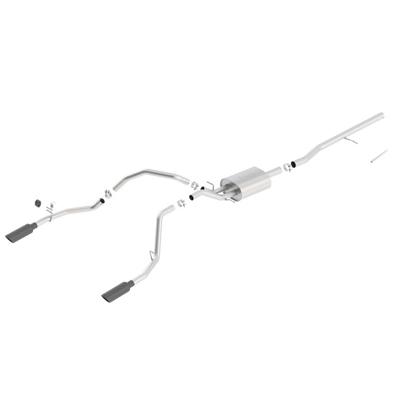 BORLA | ATAK® Cat-Back™ Exhaust System - Silverado / Sierra 1500 5.3L 2014-2018