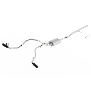 BORLA | ATAK® Cat-Back™ Exhaust System - Silverado / Sierra 1500 5.3L 2014-2018